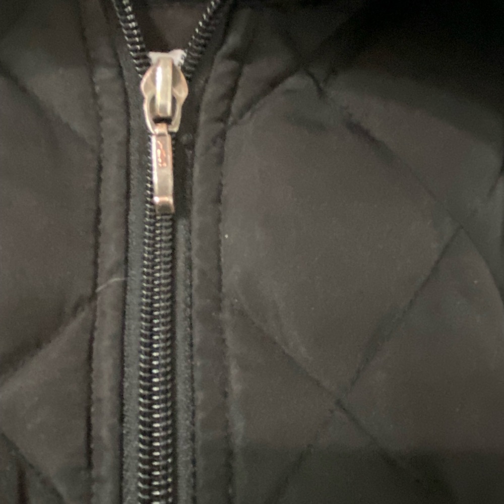 UNLISTED Kennith Cole Quilted Jacket Black Womens XL EUC - Picture 3 of 5